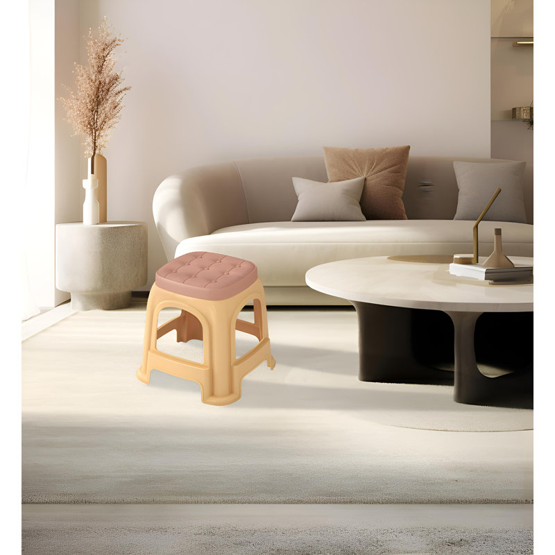 Tabouret d'appoint Jaesa, Jaune feuille d'érable