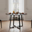 Round Metal Base Dining Table-611522173-611522146