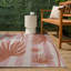 Tapis intérieur / extérieur rose / crème Conswello-2011977626