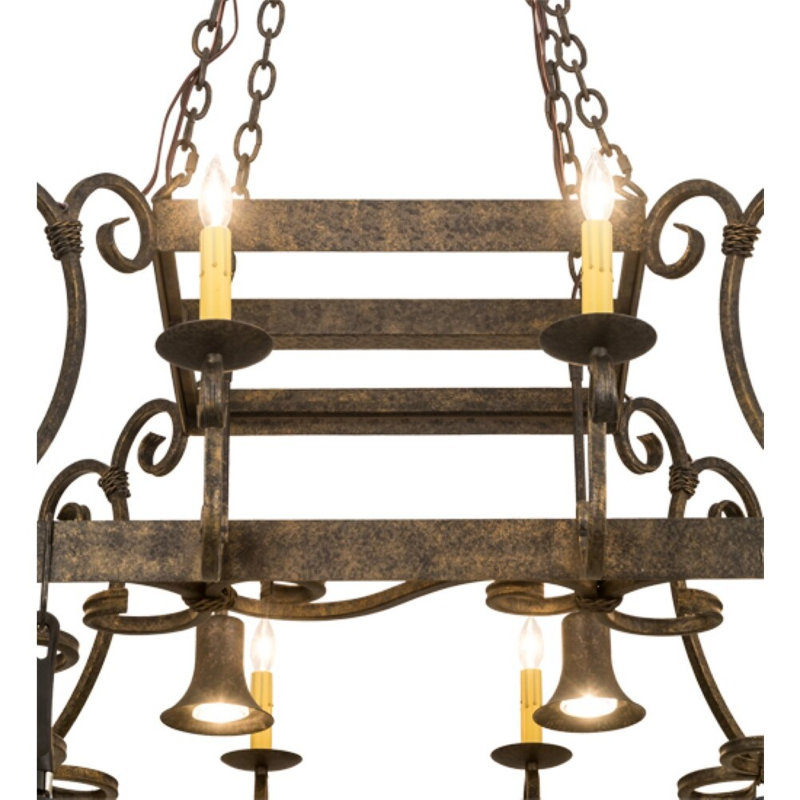 Caiden Steel Square Hanging Pot Rack