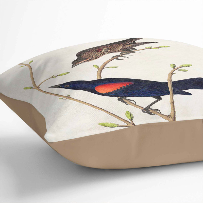 Square Throw Cushion, Stone, 40cm H x 40cm W x 15cm D