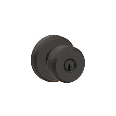 Bowery Keyed Entry Knob with Greyson Trim