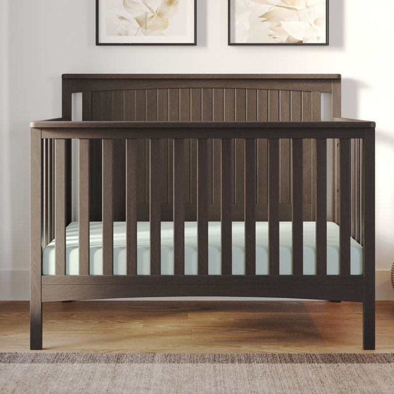 Lit de bébé convertible 4-en-1 Scout, Gris pimpant