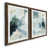 Papier, cadre noyer