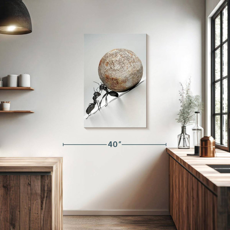 Brampt Black Ant Teamwork, 36" H x 24" W