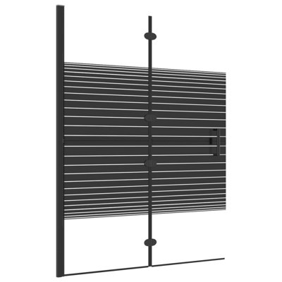 Apollinaire 800mm W x 1400mm H Folding / Bi-Fold Semi-Frameless Tub Door with Clear Glass