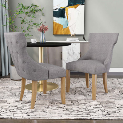 Elijah 22.5" Width Fabric Upholstered Side Chair