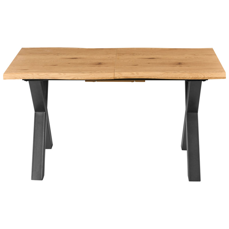 Extendable Metal Base Dining Table