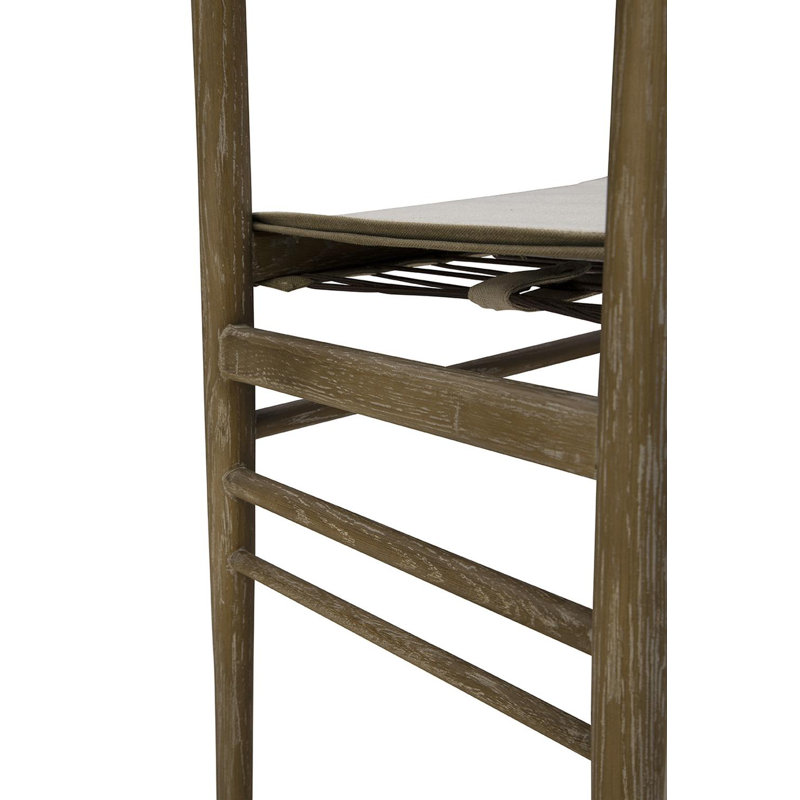 Solid Wood Dining Chair, White