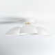 Adarna 3 Light Metal Semi Flush Mount