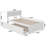 Flack Solid Wood Platform Bed with Panel Footboard & Trundle-1841665823-1818709814