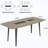 Boat Shaped Conference Table with Cable Grommets
