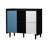 Modern Accent Cabinet In Doors And Shelf Storage For Living Room Sideboard Buffet Unique Panel Styling Kitchen Use-966046134