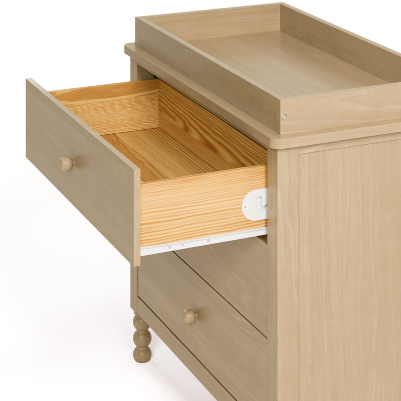 Rio 3 Drawer Chest With Changing Topper, Driftwood