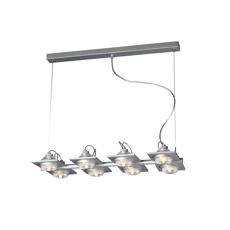 Comer 8 - Light Polished Chrome Kitchen Island Pendant