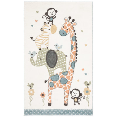 Tapis pour enfants ivoire Burgan