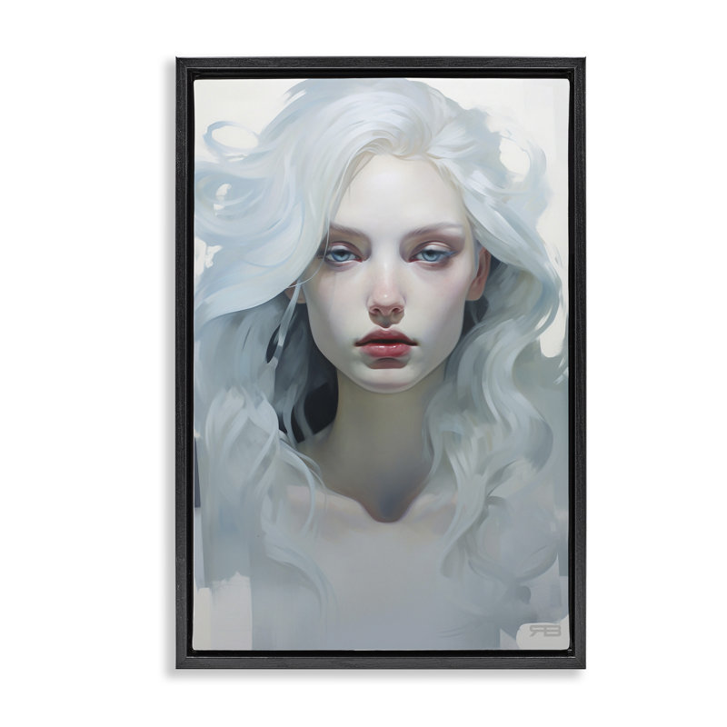 Toile flottante encadrée Flooater par Roozbeh Bahramali, Cadre flottant noir de jais, H 25 po x l 17 po