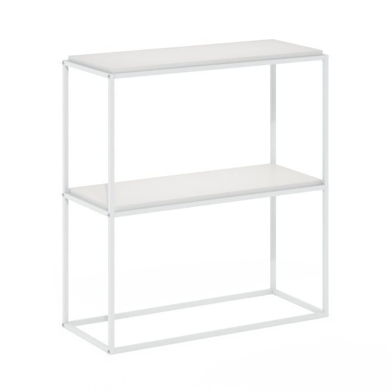 Godley End Table, White, White