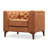 Essex Full-Grain Genuine Italian Leather Lounge Chair-594526537