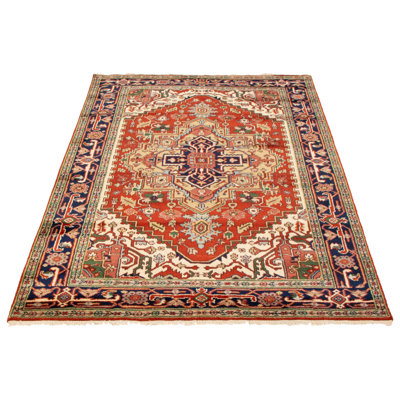Kenio One-of-a-Kind 6'1" X 9'3" New Age Wool Area Rug in Dark Copper