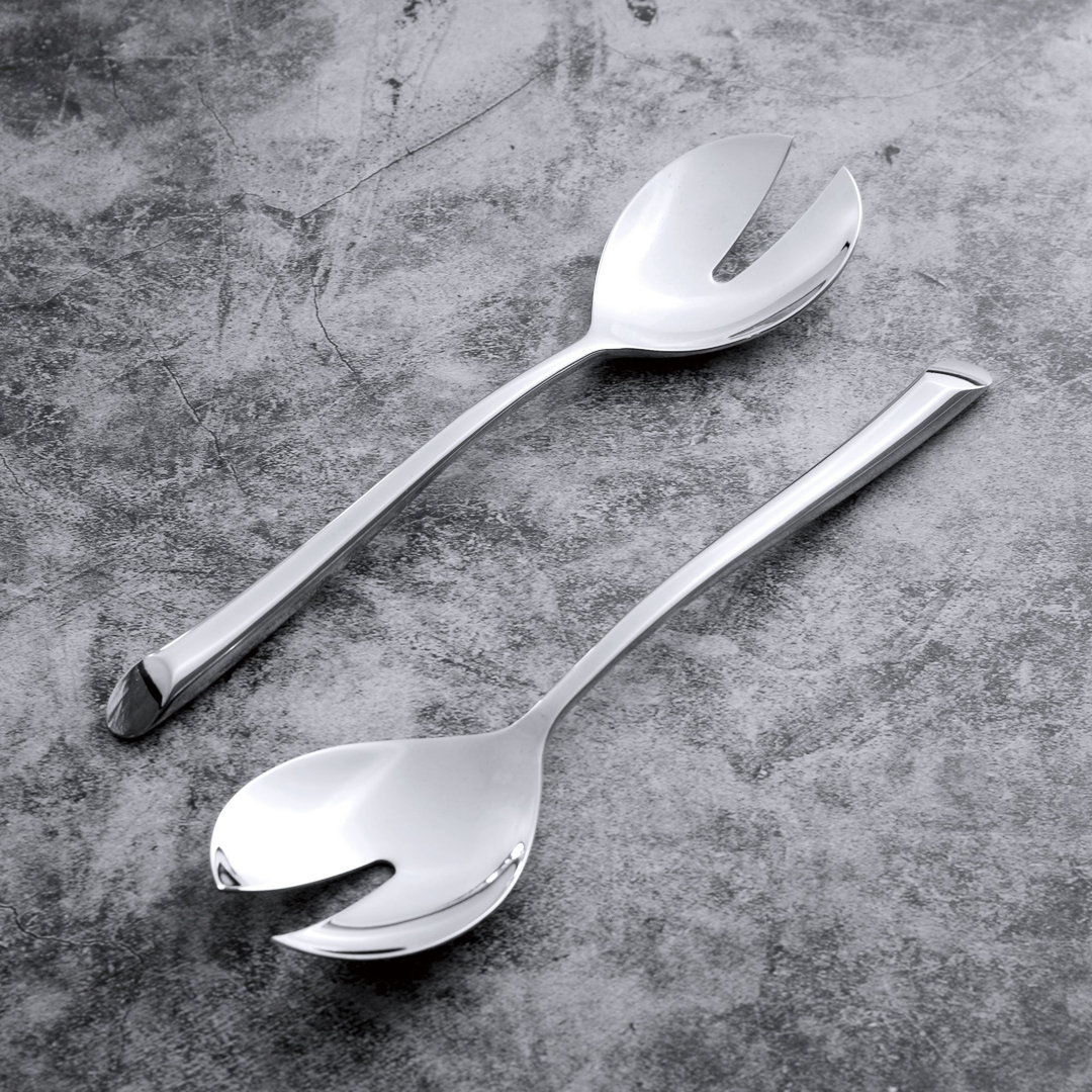 Stainless Steel Salad Servers (Set of 2) Prep & Savour