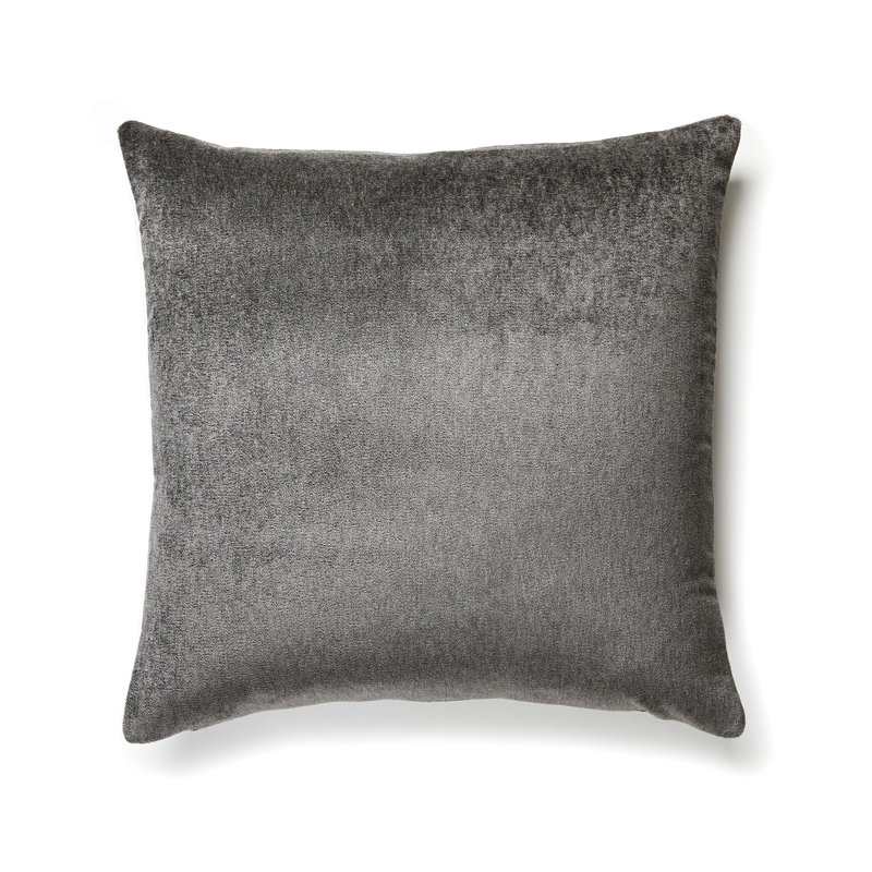 Bay Sunbrella® Outdoor Reversible Throw Pillow, Charcoal