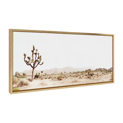 «Lone Joshua Tree» par Amy Peterson, reproduction d'art sur toile encadrée