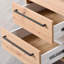 Nuvraj 61cm W Bilaminate Chipboard Bedside Table