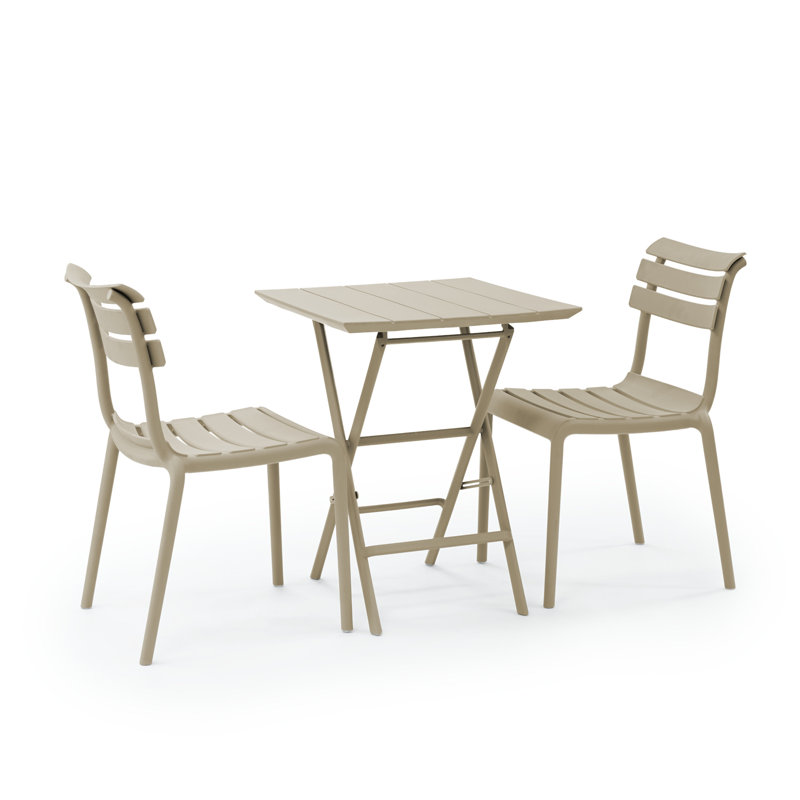 Centreville 2 Person Bistro Set, Taupe