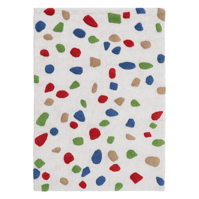 Glenys Geometric Cotton Area Rug
