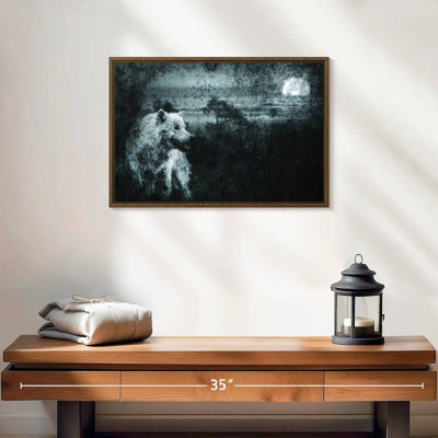 Loup solitaire blanc