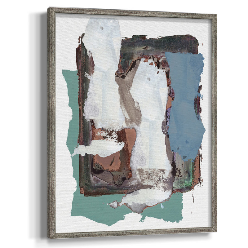 «Brights Soft Wash I», reproduction encadrée - bois massif, H 15 po x l 12 po