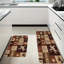 Tapis de cuisine Brown Western Cowboy, ensemble de 2 tapis rustiques pour cuisine et chalet