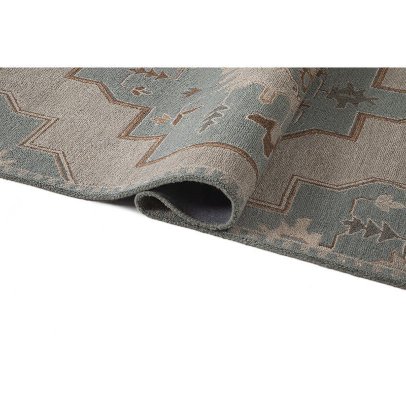 Tapis d'intérieur en laine touffeté à la main Noble, 5 pi x 8 pi