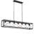 7 - Light Kitchen Island Steel Dimmable Chandelier-418342565