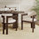 Chaise rembourrée en bois Lyddia