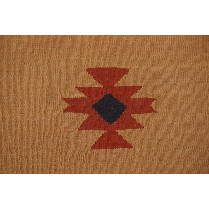 Tapis géométrique Kilim 6 x 8