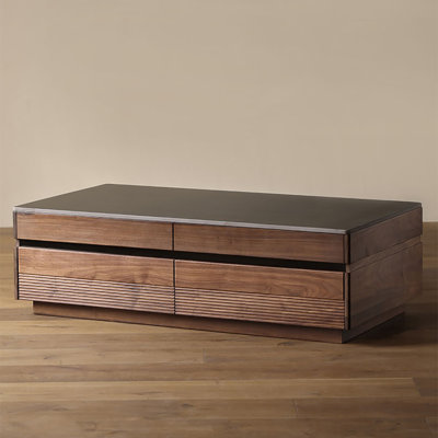 Simple light luxury rock plate coffee table