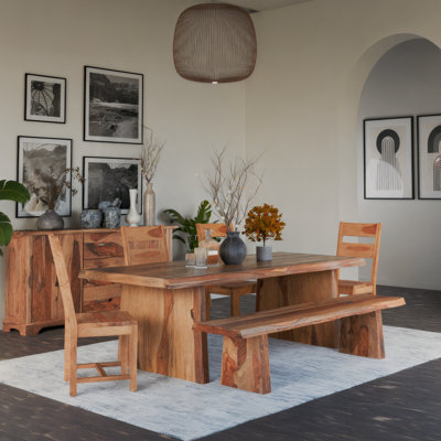 Chaliyah Solid Wood Dining Table