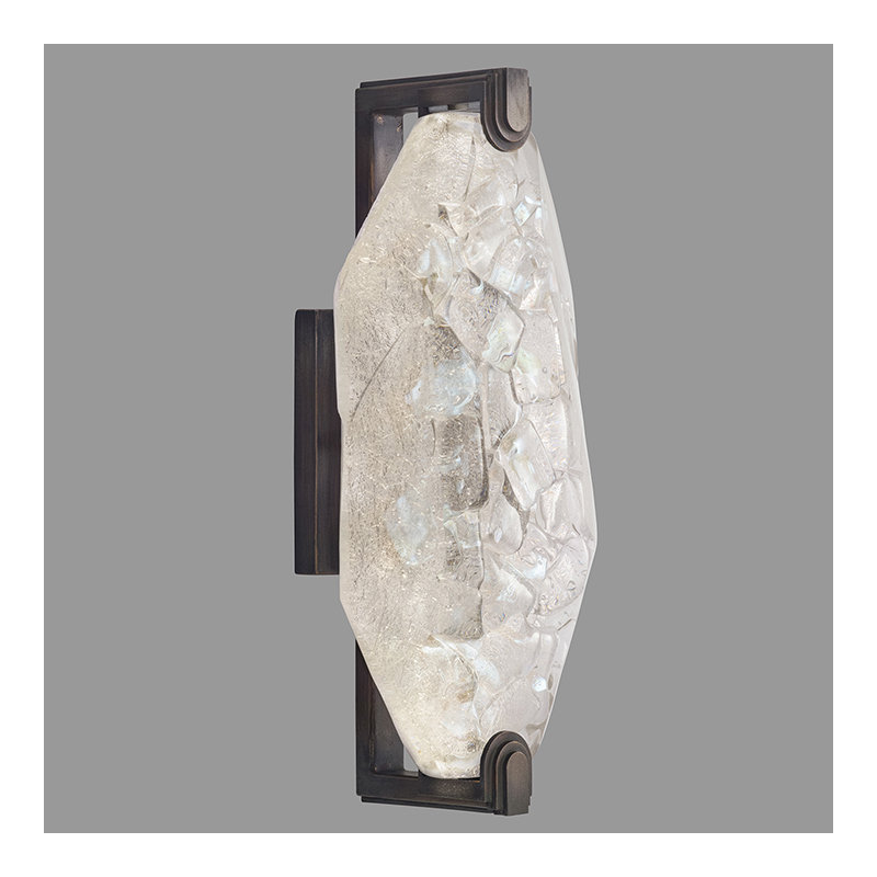 Allison Paladino Armed Sconce, Patinated Bronze