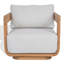 Chaise de patio en teck Nina