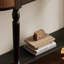 Console demi-cercle en bois massif noir-697354882