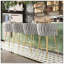 Ensemble de tabourets de bar à hauteur de comptoir de 2 tabourets de cuisine Mid-Century modernes de 26 pouces avec dossier et pieds en métal