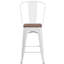 Tabouret de salle à manger en métal Margherite-460918466-466744690