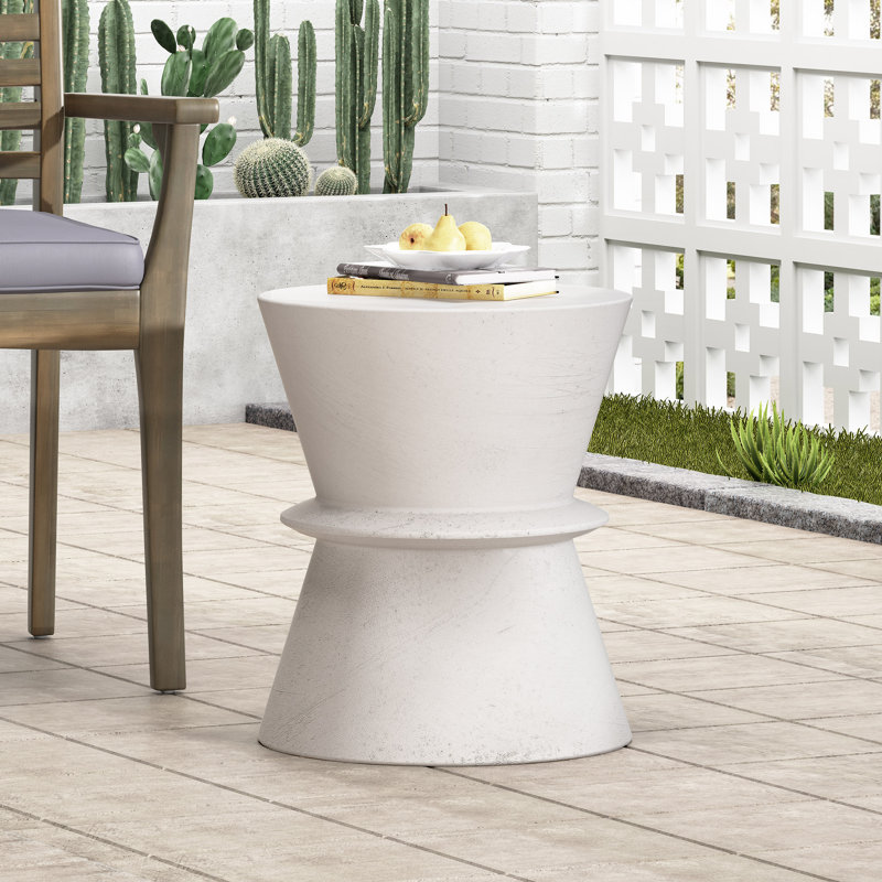Table d'appoint Modern, Blanc