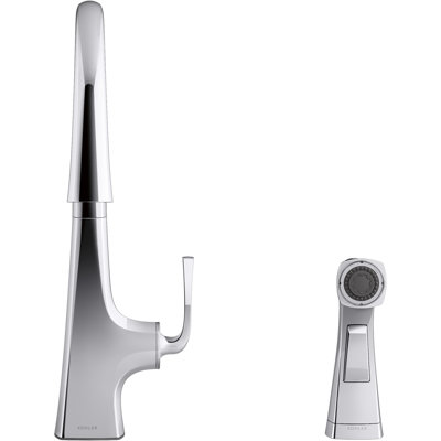 Graze Swing Spout Faucet with Sidespray