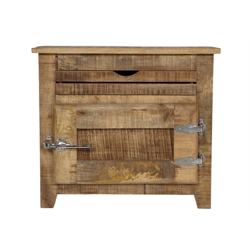 Johannes Solid Wood Freestanding Bathroom Storage Cabinet