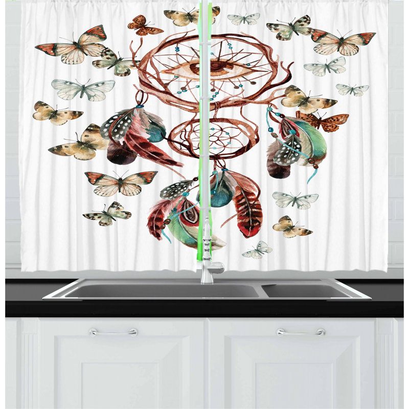 Pointed Kitchen Curtain
