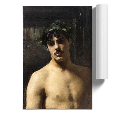 Man Wearing Laurels by John Singer Sargent - Wall Art