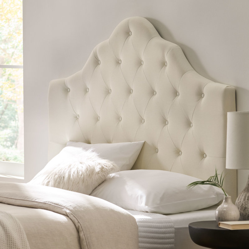 Tête de lit double + grand - Tissu recouvert de mousse douce pour la chambre à coucher et la taille, installation facile pré-percée